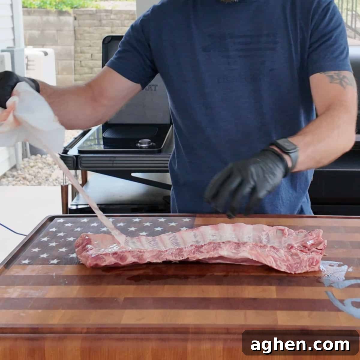 Lazy Ribs No Wrap: Your Easiest Classic Upgrade 4 Removing the membrane from baby back ribs
