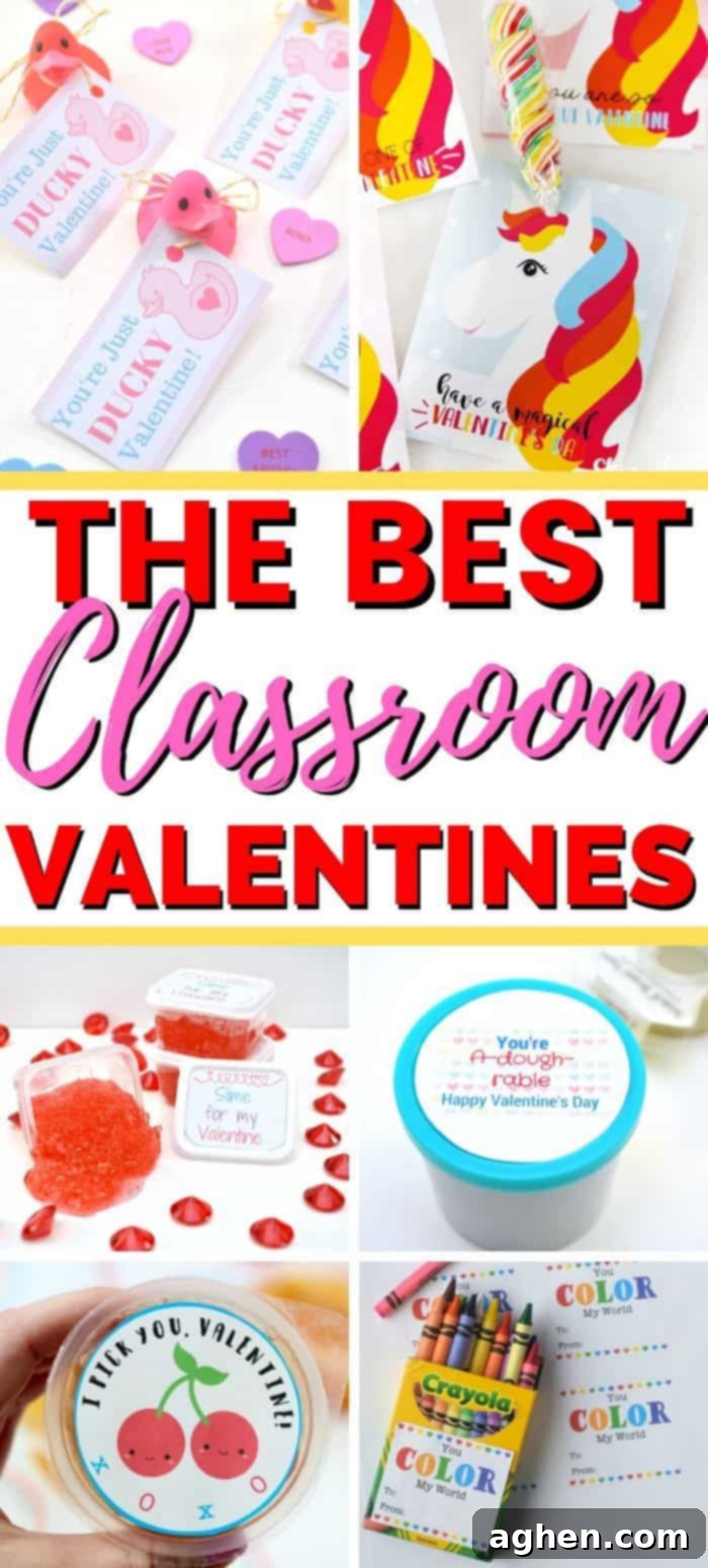 The Best Classroom Valentines Pin.