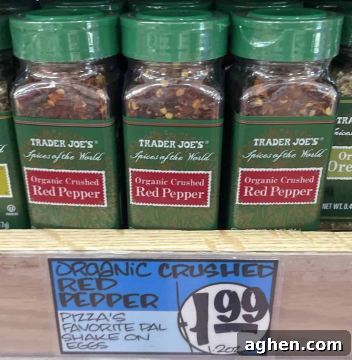 Before The Flame: Essential Seasonings For Your Big Green Egg 10 Trader Joe's Aglio Olio seasoning jar
