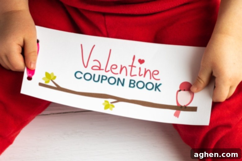 Valentine Coupon Book for Kids