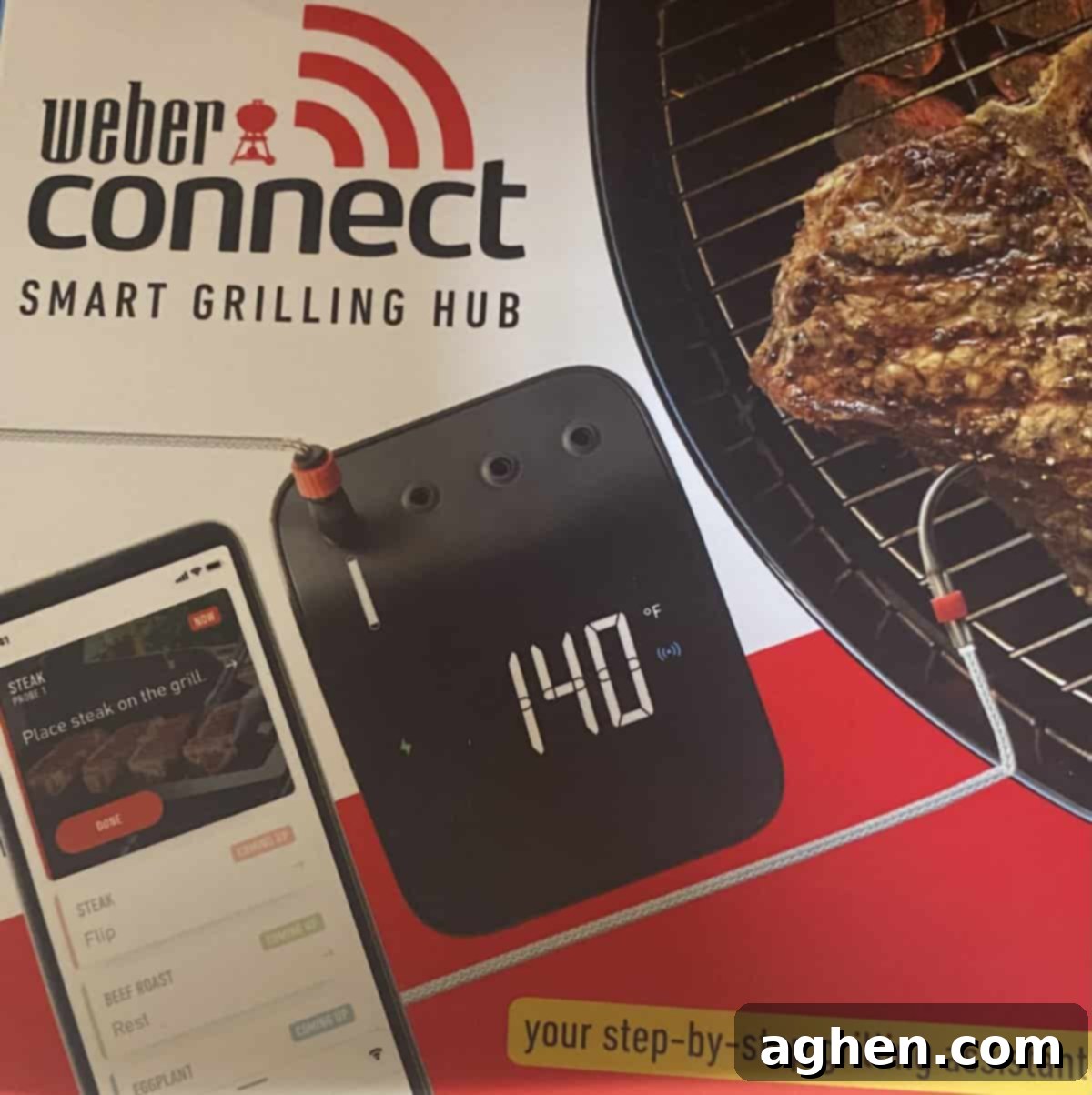 Various Weber grill accessories displayed