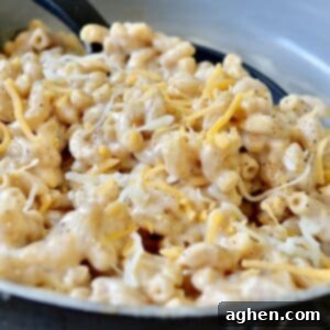 My 20-Minute Hack for Perfect Weight Watchers Mac and Cheese 8 Up close image of mac and cheese