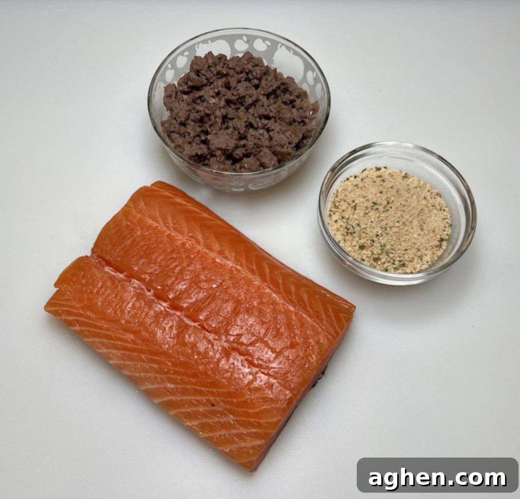 salmon sausage ingredients