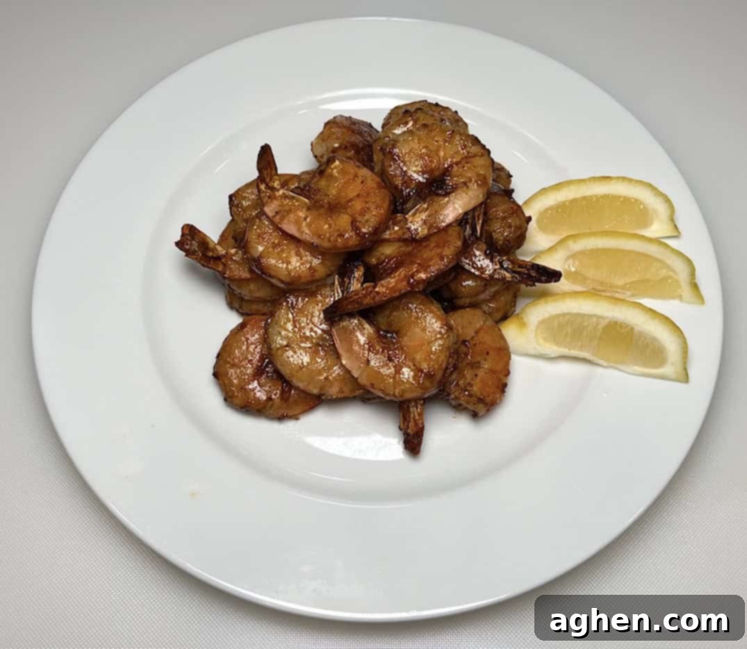 Smoked Shrimp: Effortlessly Delicious 2 Smoked shrimp on skewers, ready to be served