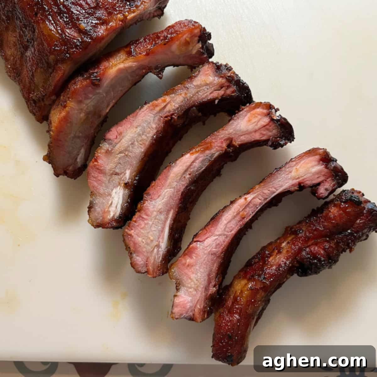6 Blunders That Will Destroy Your Smoked Baby Back Ribs 2 Expertly smoked baby back ribs fresh off the grill.