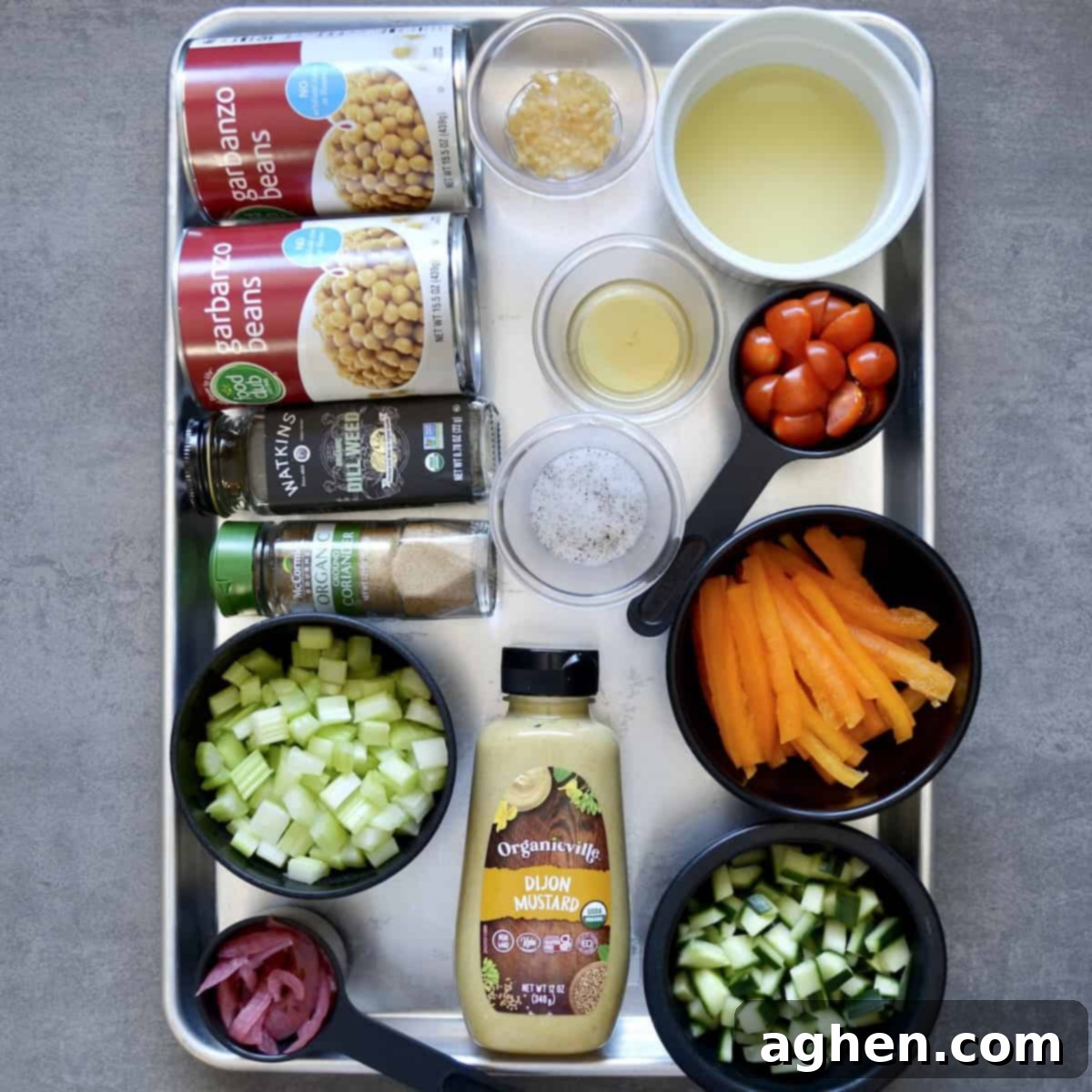 Weight Watchers Chickpea Salad: Your Refreshing Summer Side 3 Ingredients for chickpea salad with lemon dressing