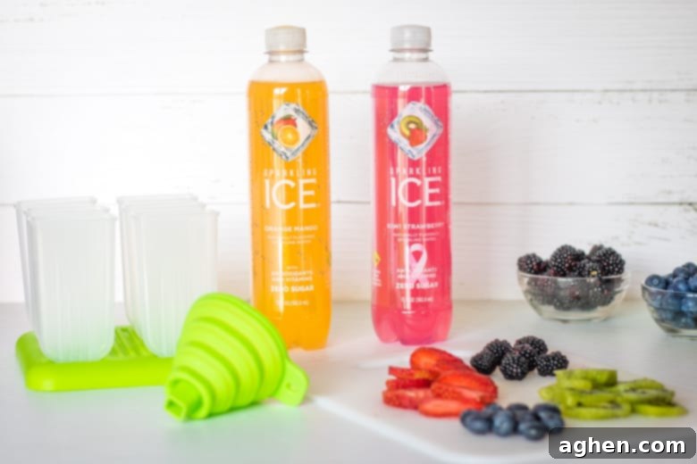 Fruit Ice Pop Ingredients