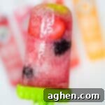 Sparkling Ice Fruit Popsicles