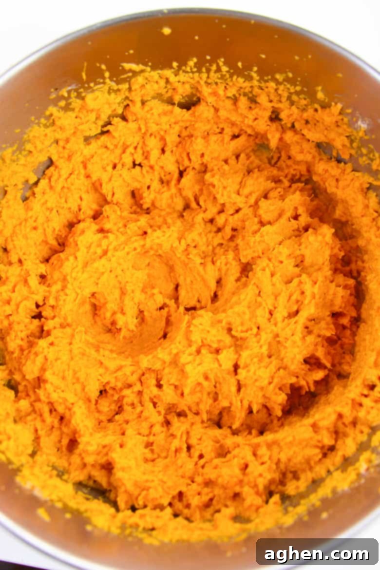 Mashed Sweet Potatoes for Casserole