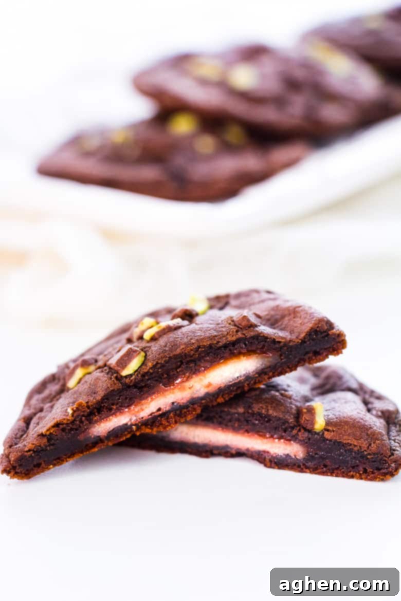 4 Ingredient Peppermint-Stuffed Cake Mix Cookies