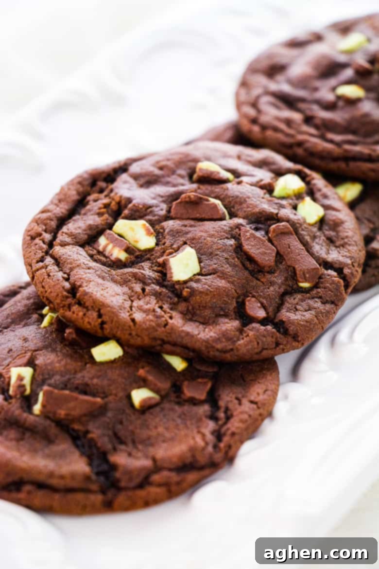 York Peppermint Patty Cookies