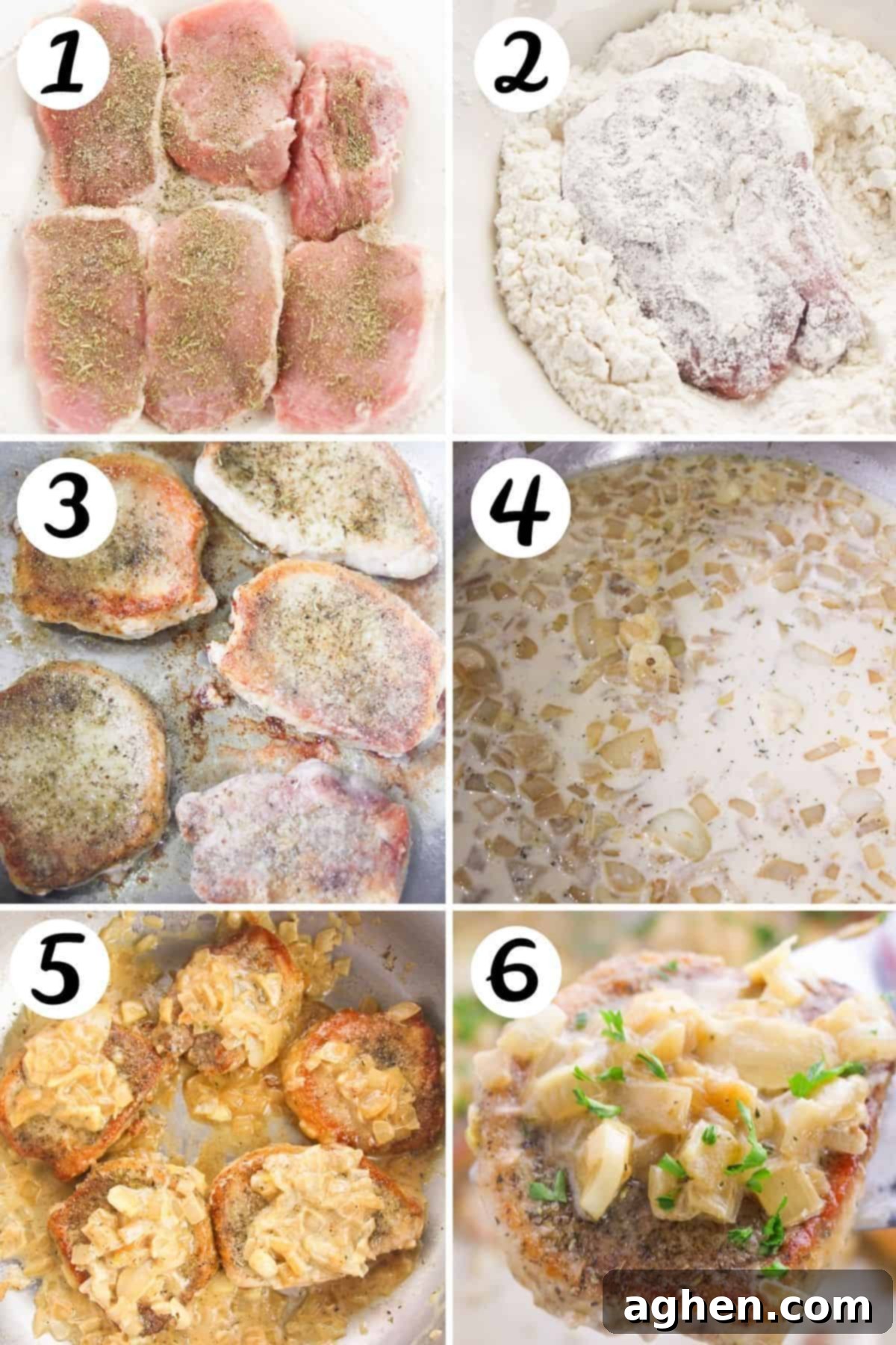 how to make smothered pork chops