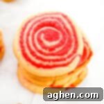 Festive Peppermint Swirls 8 Peppermint Pinwheel Cookies