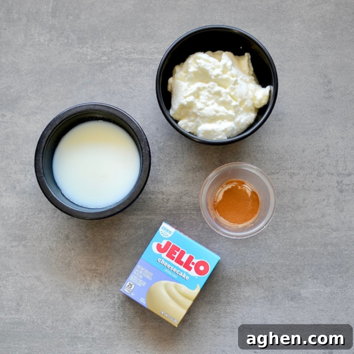 Ingredients for breakfast casserole topping