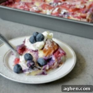Plated breakfast casserole
