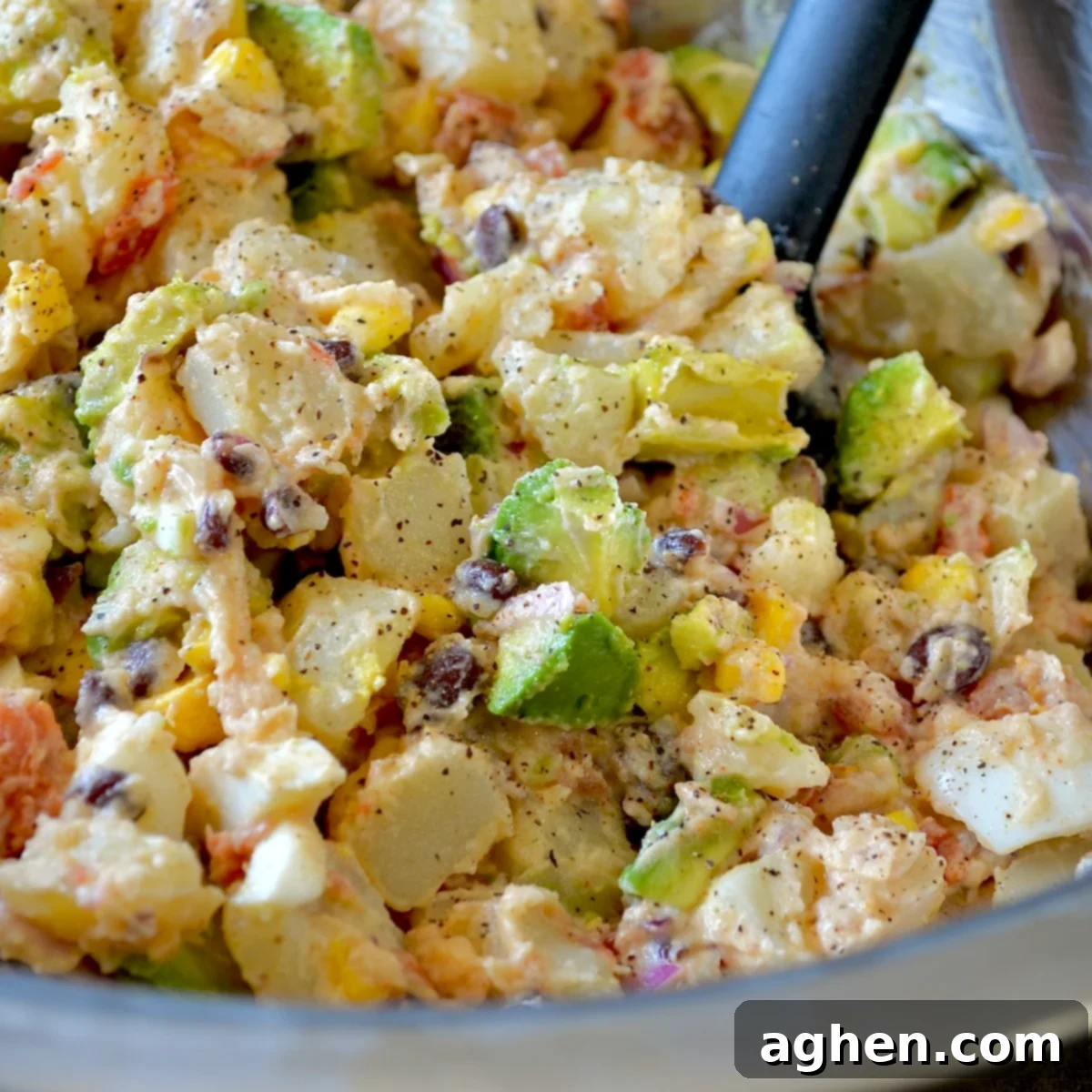 Weight Watchers' Signature Tex-Mex Potato Salad 6 Potato salad with dressing and avocados