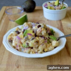 Weight Watchers' Signature Tex-Mex Potato Salad 7 Potato salad in a bowl