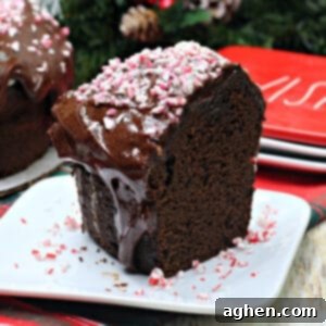 Minty Mocha Dream 2 Peppermint Mocha Bundt Cake, a delicious holiday dessert with chocolate and mint.