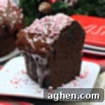 Minty Mocha Dream 3 Peppermint Mocha Bundt Cake, a delicious holiday dessert with chocolate and mint.