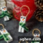 Dollar Tree DIY Snowman Ornaments 1200