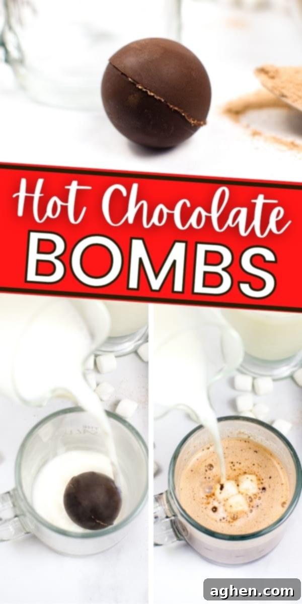 Hot Chocolate Bombs for future reference and sharing on Pinterest.