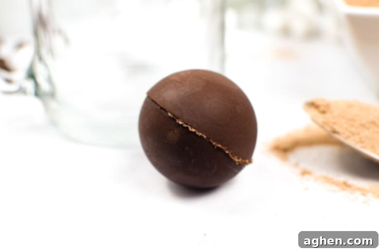 Hot Cocoa bombs, neatly arranged and ready for use or gifting.