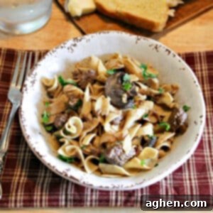 Instant Pot Beef Stroganoff