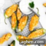 Buffalo Chicken Jalapeno Bites 8 Buffalo Chicken Jalapeno Poppers – Pin for later