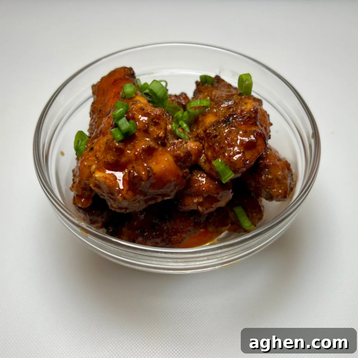 finished chicken wings in a bowl
