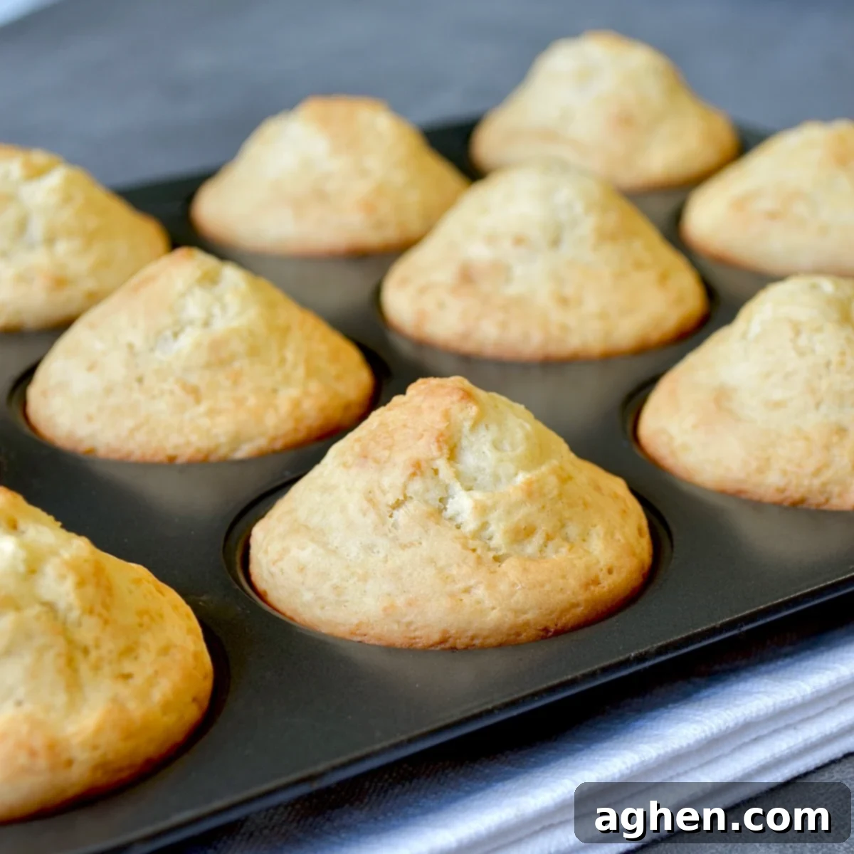 Guilt-Free Honey Muffins 7 Warm Weight Watchers honey muffins cooling in a muffin pan