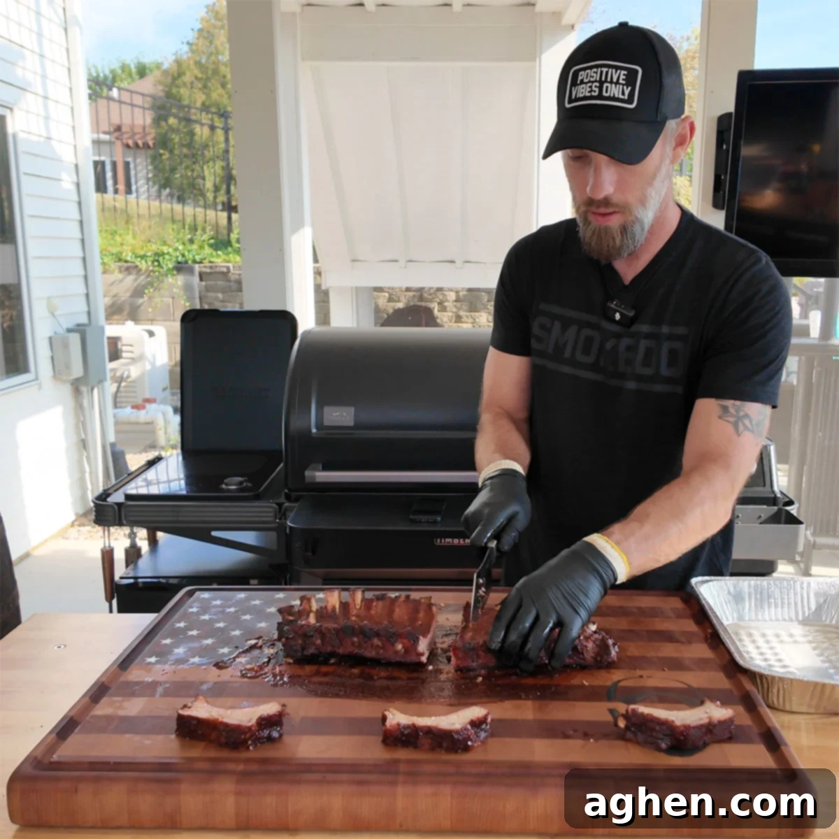 Backyard Rib Wars: Kroger, Smithfield, and Prairie Fresh Face Off 7 The winning slab of smoked Smithfield brand baby back ribs, perfectly cooked and glazed.
