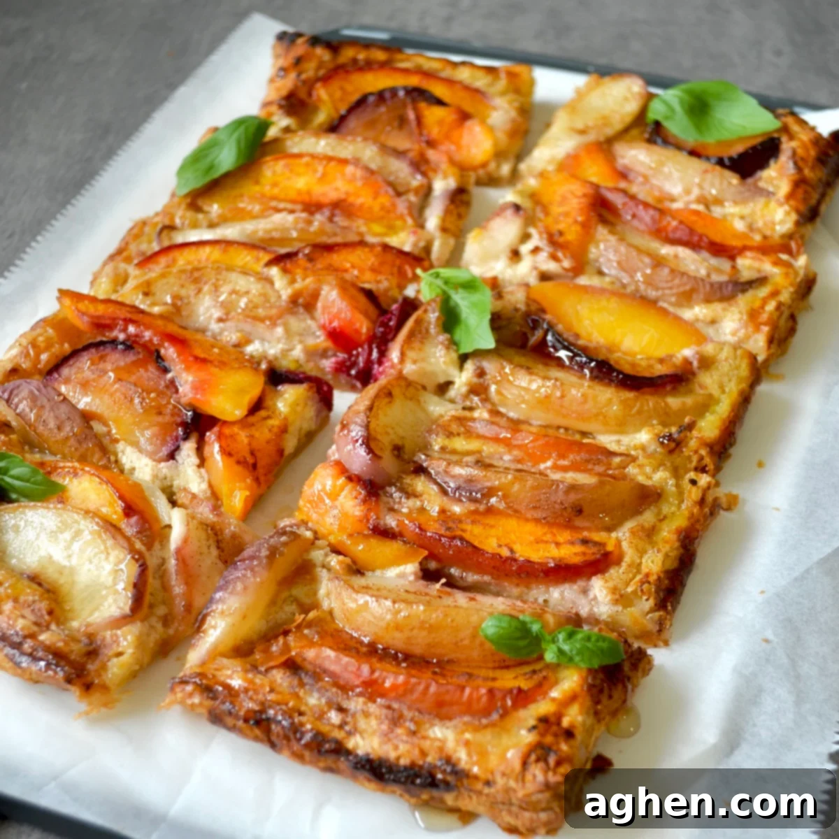 Everyone's Favorite Puff Pastry Fruit Tart 2 Puff pastry fruit tart with herbs