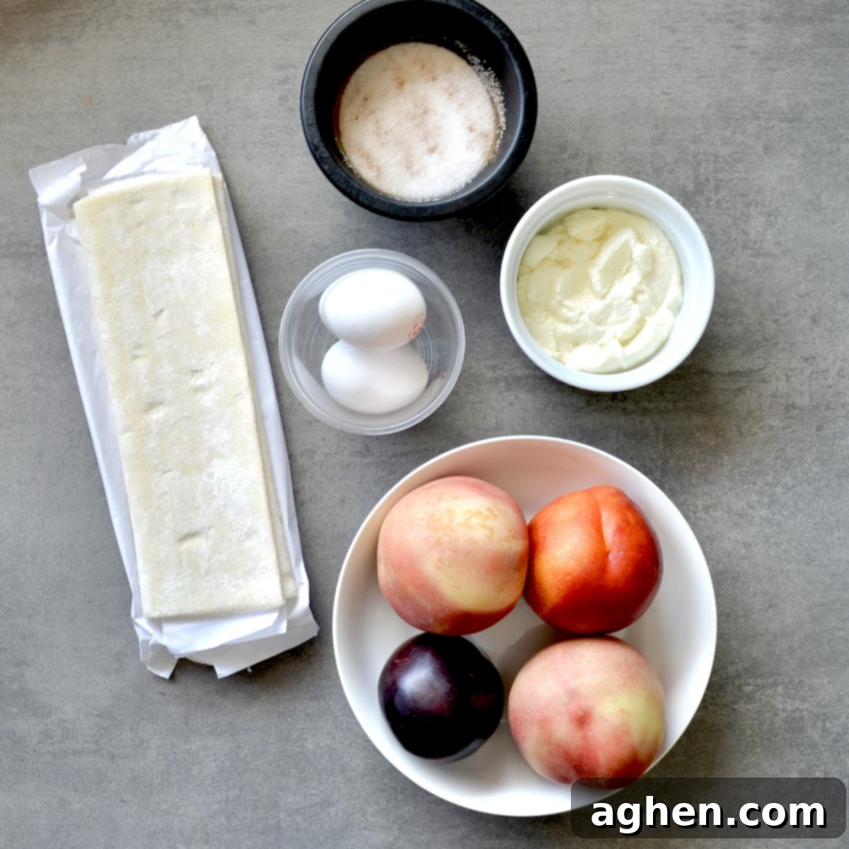 Everyone's Favorite Puff Pastry Fruit Tart 3 Puff pastry tart ingredients