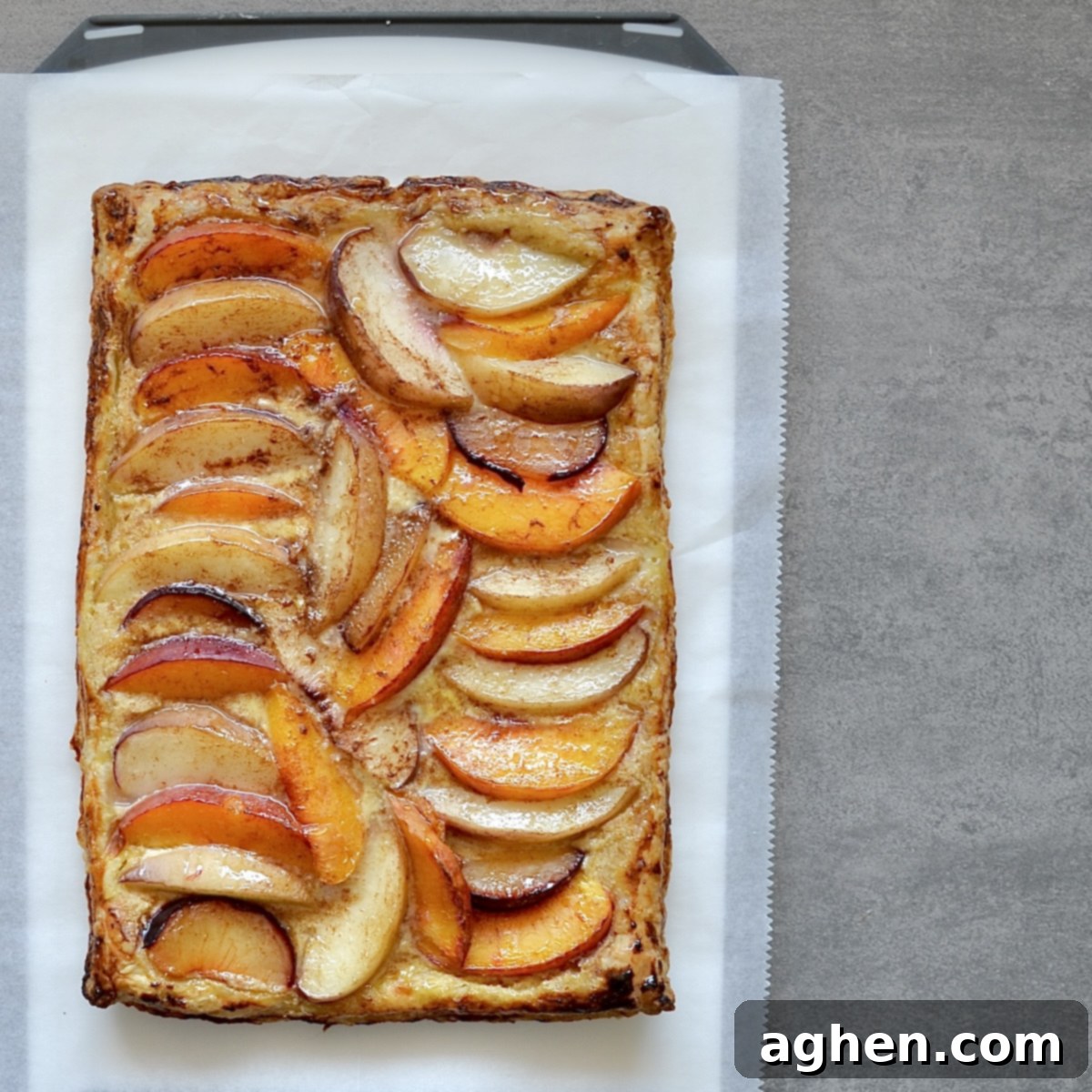 Everyone's Favorite Puff Pastry Fruit Tart 5 Baked fruit tart