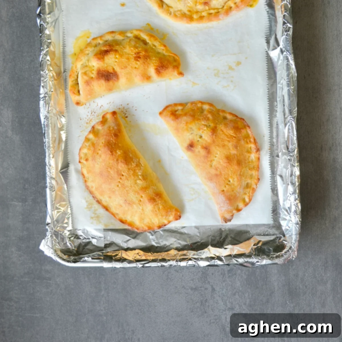 Baked Caprese calzones