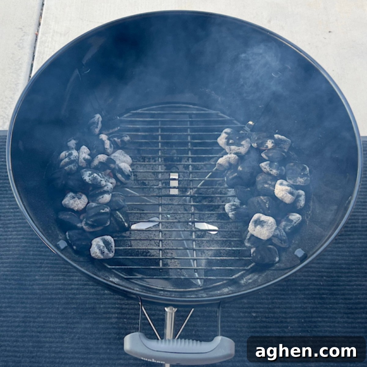 weber kettle indirect heat