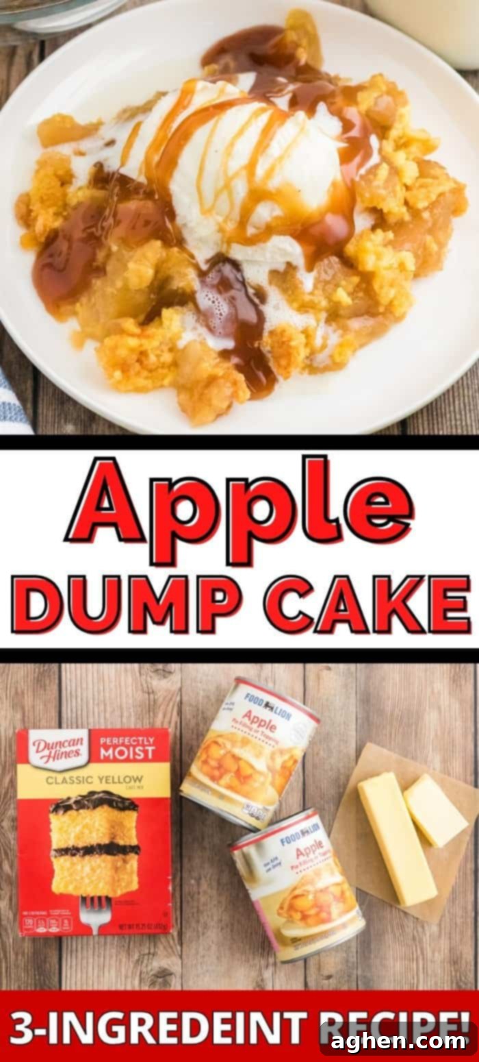 Apple Dump Cake Pin