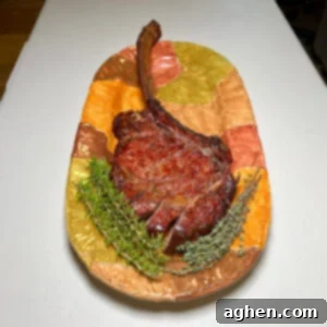 Grilled Tomahawk Steak Recipe Card Image