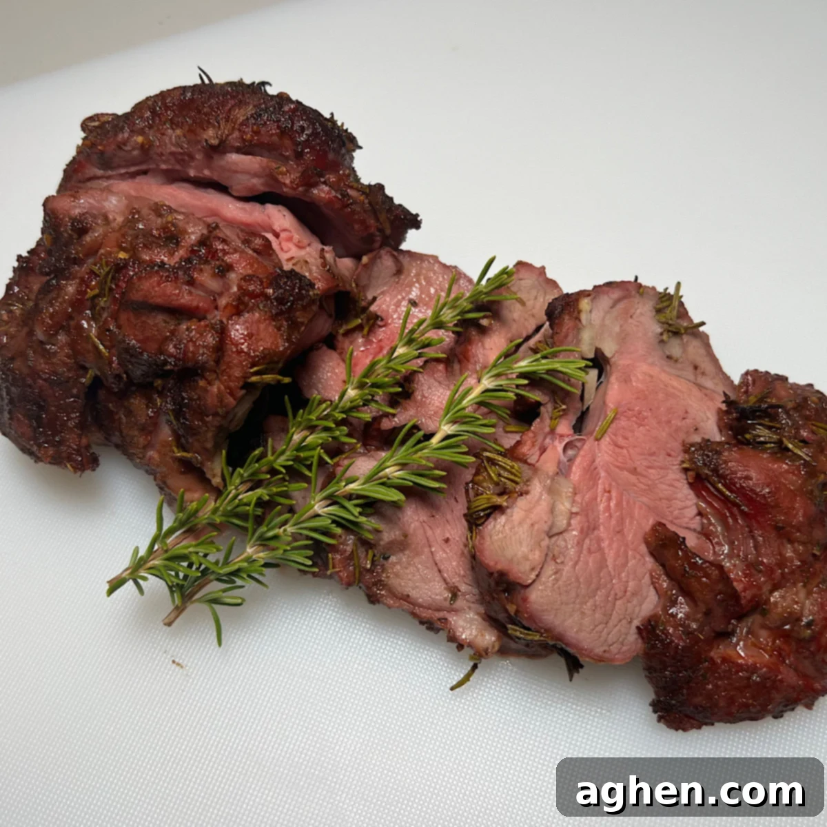 sliced leg of lamb