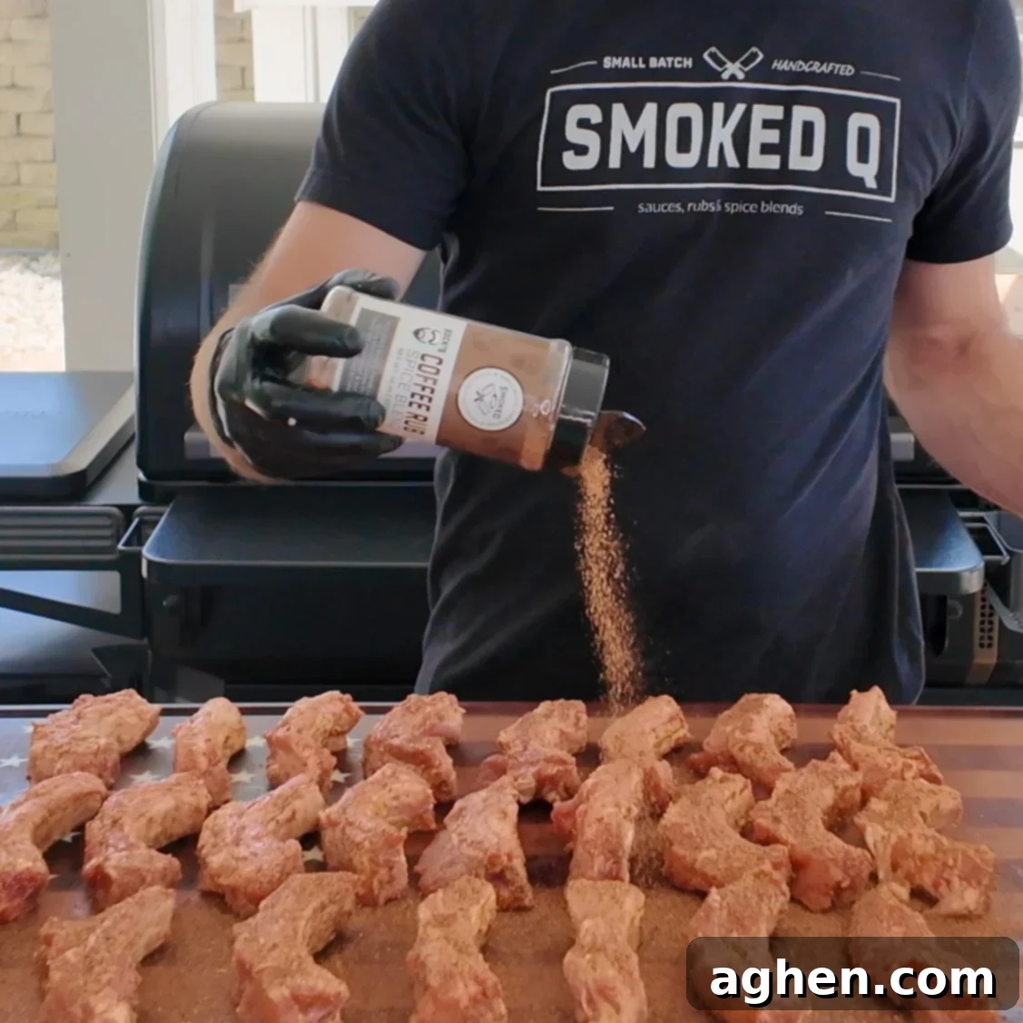 This Party Ribs Trick Is A Game Changer 5 Seasoned individual party ribs ready for the smoker