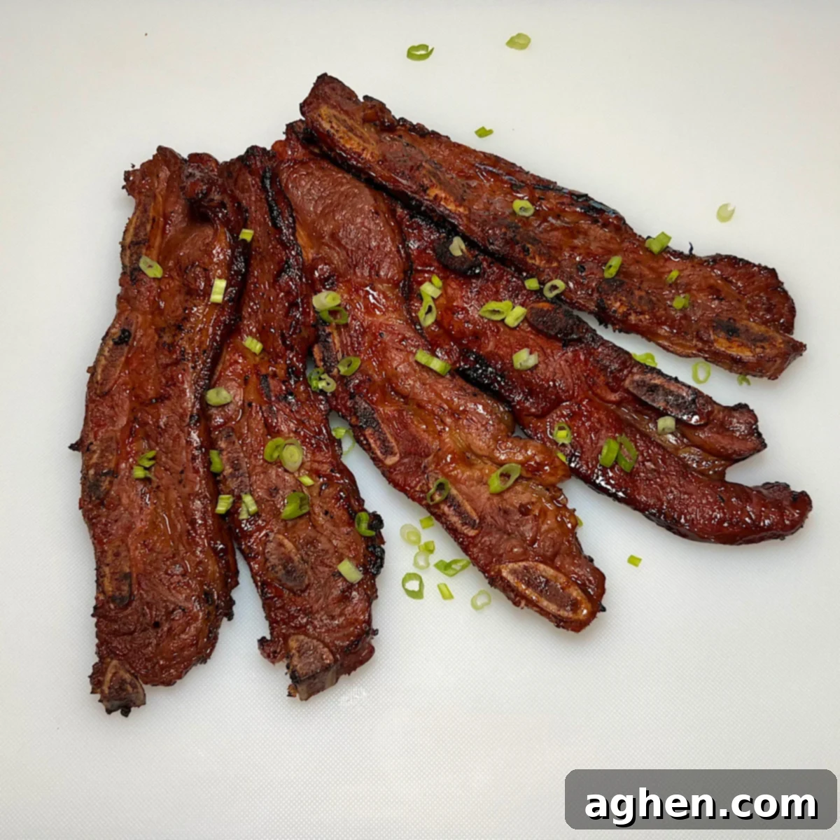 Competition BBQ Vet Reveals Korean Ribs Secrets 8 finished grilling Korean style ribs