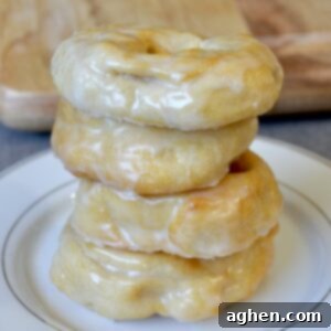 Glazed and stacked cronuts