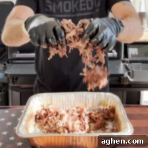 Pulled Chuck Roast Shredding