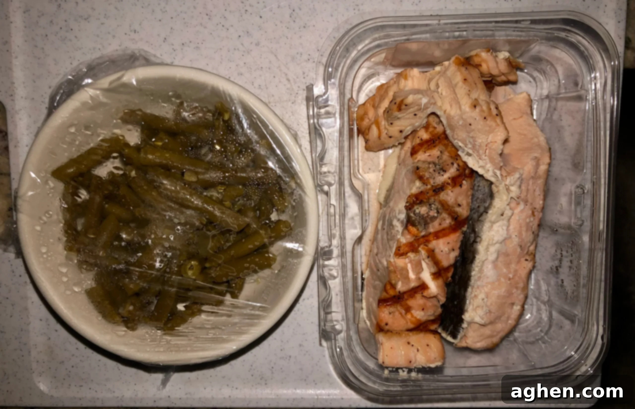 Your Blackstone Griddle The Ultimate Power Outage Partner 3 Salmon and Green Beans packets ready for griddle