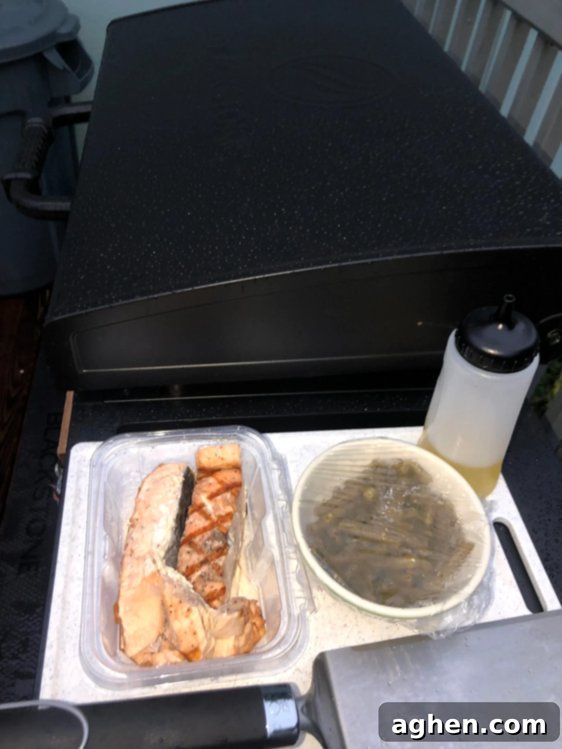 Your Blackstone Griddle The Ultimate Power Outage Partner 7 Salmon and Green Beans packets and canned beans near Blackstone Diner