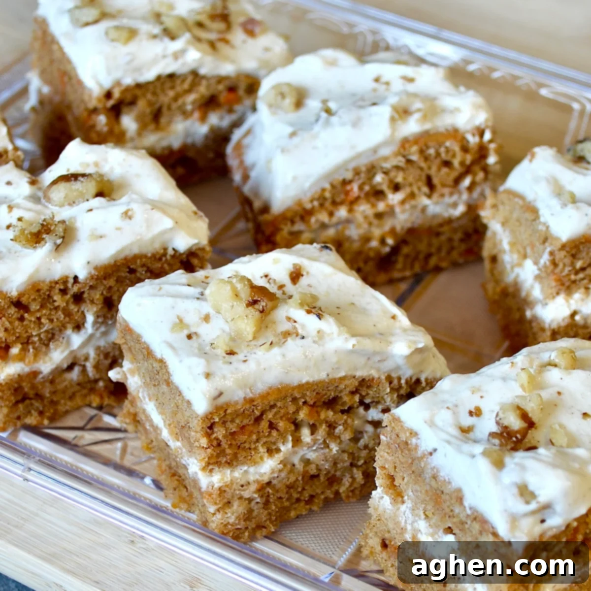 Slices of sweet potato cake