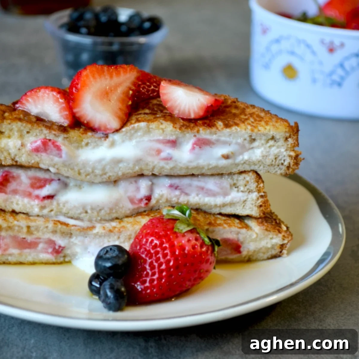 Guilt-Free Stuffed French Toast 2 Stuffed french toast