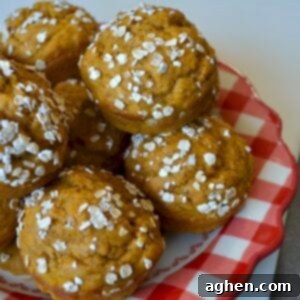 Baked pumpkin muffins