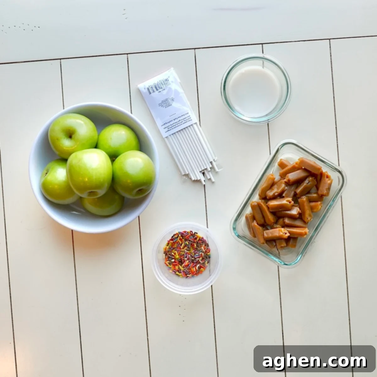 Weight Watchers Caramel Apple Treat 3 Caramel apple ingredients