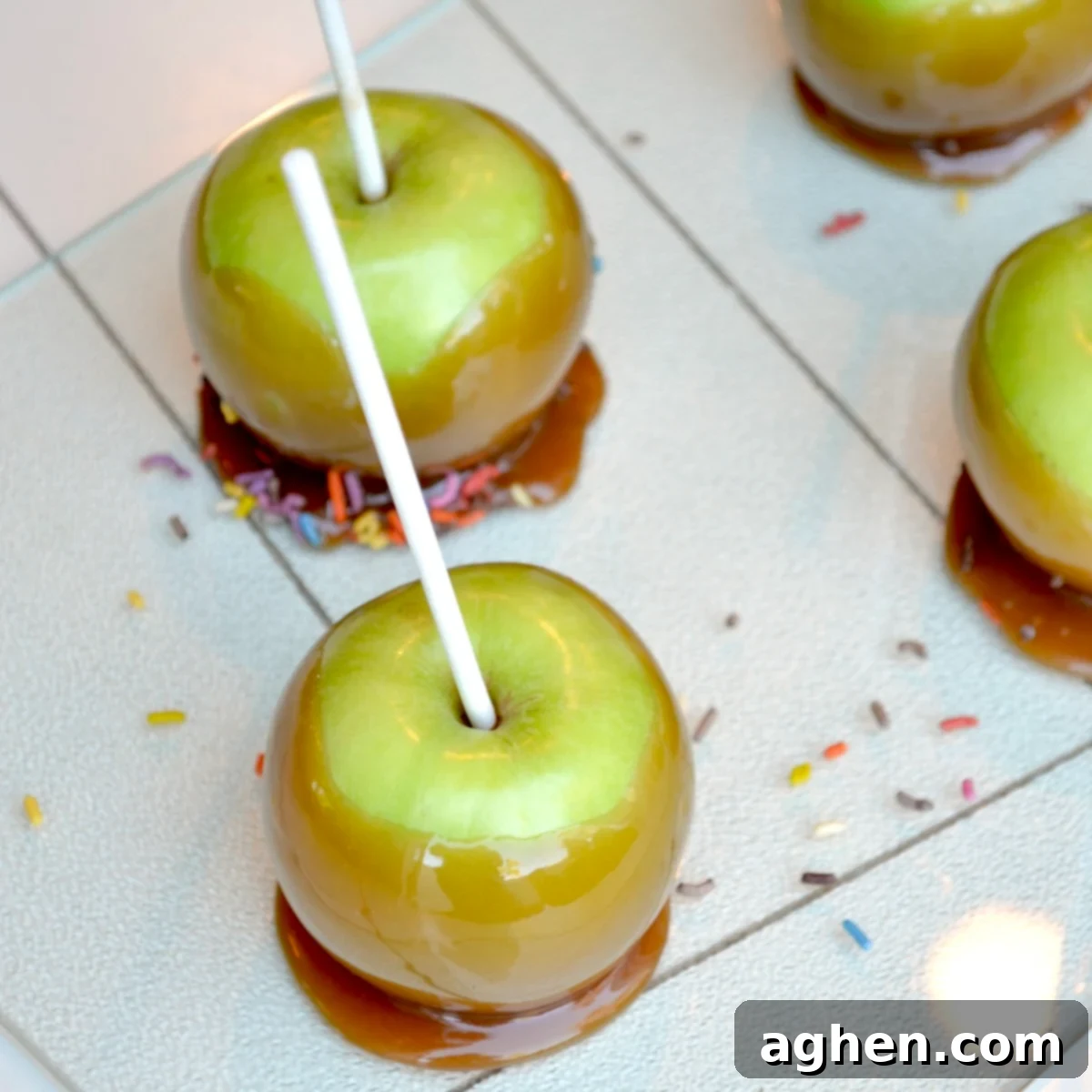 Weight Watchers Caramel Apple Treat 5 Caramel apples with sprinkles